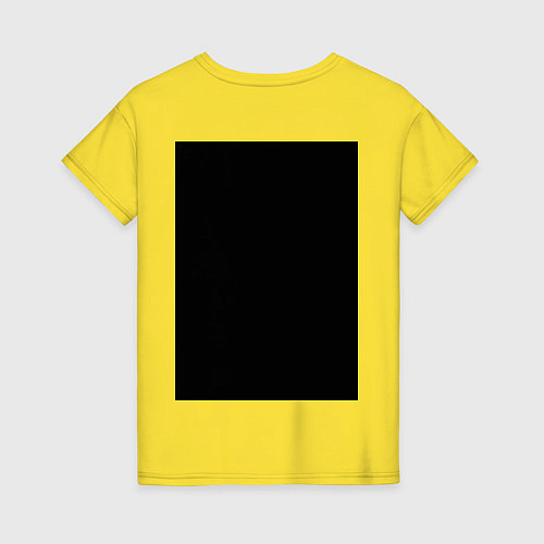 Женская футболка Достоевский Федор / Желтый – фото 2