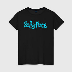 Футболка хлопковая женская SALLY FACE, цвет: черный