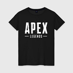 Футболка хлопковая женская Apex Legends, цвет: черный