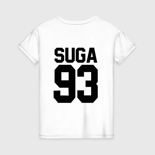 Женская футболка BTS SUGA / Белый – фото 2