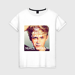 Женская футболка Keep Calm & Love Niall Horan
