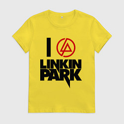 Женская футболка I love Linkin Park