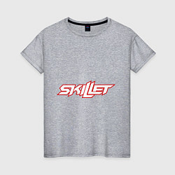 Футболка хлопковая женская Skillet, цвет: меланж