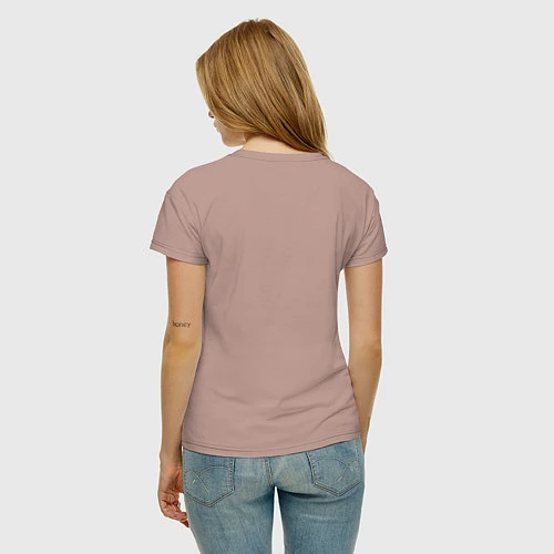 Женская футболка Skillet Awake / Пыльно-розовый – фото 4