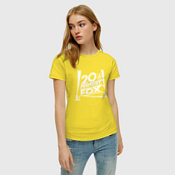 Футболка хлопковая женская 20th Century Fox, цвет: желтый — фото 2