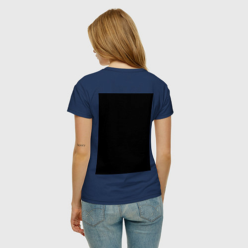 Женская футболка Keep it Mello / Тёмно-синий – фото 4