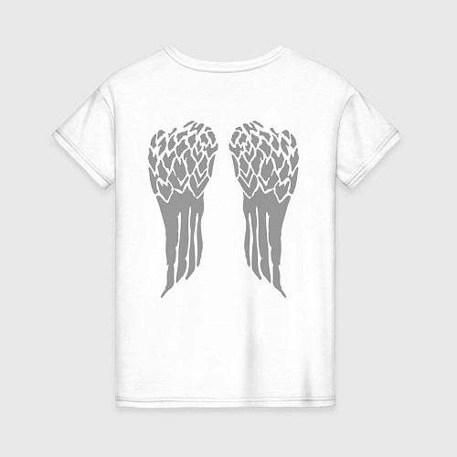 Женская футболка Крылья / Белый – фото 2