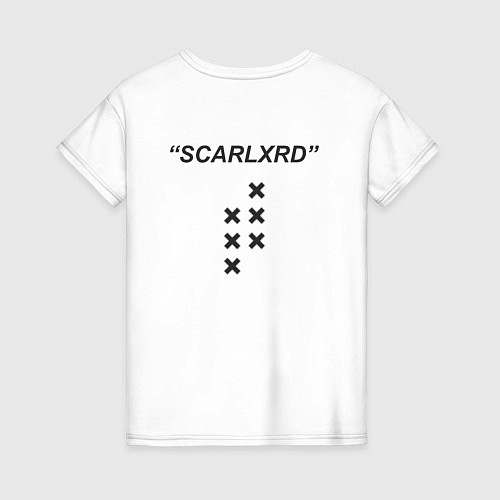 Женская футболка SCARLXRD / Белый – фото 2