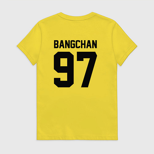 Женская футболка STRAY KIDS BANGCHAN / Желтый – фото 2