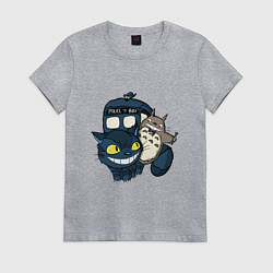 Женская футболка Tardis Totoro