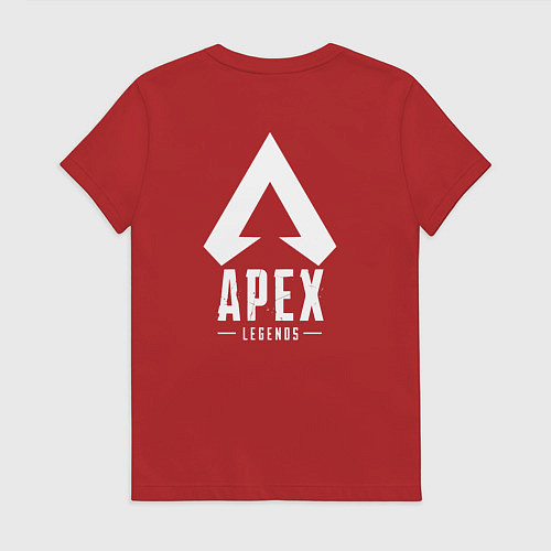 Женская футболка APEX LEGENDS НА СПИНЕ / Красный – фото 2