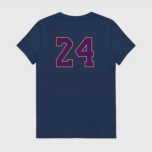 Женская футболка Kobe Bryant / Тёмно-синий – фото 2