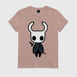 Футболка хлопковая женская Hollow Knight, цвет: пыльно-розовый