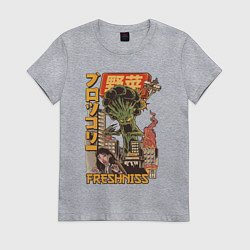 Женская футболка Broccozilla