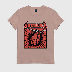 Женская футболка Metallica