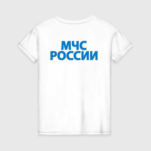 Женская футболка МЧС России / Белый – фото 2