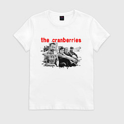 Футболка хлопковая женская The Cranberries, цвет: белый