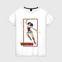 Футболка хлопковая женская Wonder Woman 1984, цвет: белый