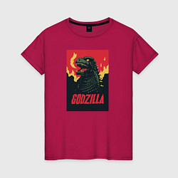 Женская футболка Godzilla