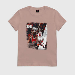 Футболка хлопковая женская ПОСЛЕДНИЙ ТАНЕЦ, цвет: пыльно-розовый