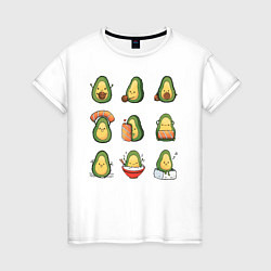 Женская футболка Life Avocado