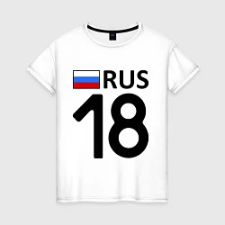 Женская футболка RUS 18