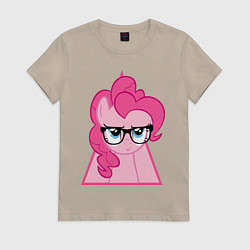 Женская футболка Pinky Pie hipster