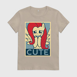 Женская футболка Fluttershy cute