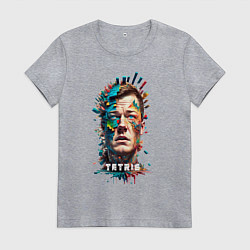 Футболка хлопковая женская Tetris - Air studio, цвет: меланж