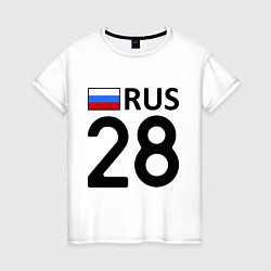 Женская футболка RUS 28