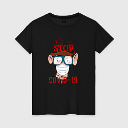 Женская футболка Стоп Covid-19