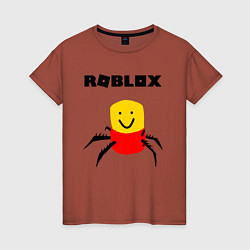 Футболка хлопковая женская ROBLOX, цвет: кирпичный