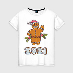 Женская футболка Новый 2021 Год