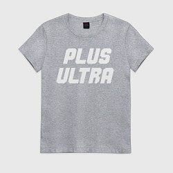 Футболка хлопковая женская PLUS ULTRA, цвет: меланж