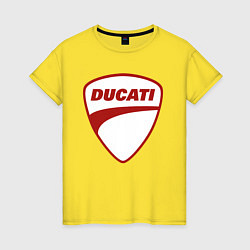 Женская футболка Ducati Logo Дукати Лого Z