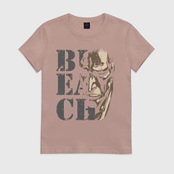 Футболка хлопковая женская Kenpachi Zaraki, цвет: пыльно-розовый
