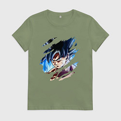 Футболка хлопковая женская Dragon Ball, цвет: авокадо