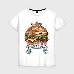 Женская футболка Burger queen