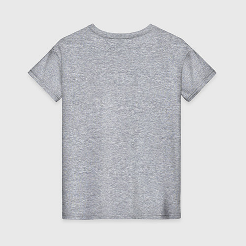 Женская футболка Девушка крипер / Меланж – фото 2