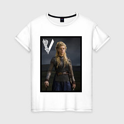 Женская футболка Викинги Лагерта Vikings Lagertha Z