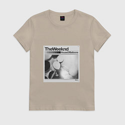 Футболка хлопковая женская House Of Balloons The Weeknd, цвет: миндальный