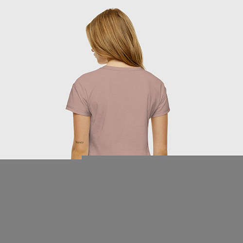 Женская футболка Винил Keep It Classic / Пыльно-розовый – фото 4