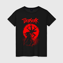 Футболка хлопковая женская BERSERK, цвет: черный