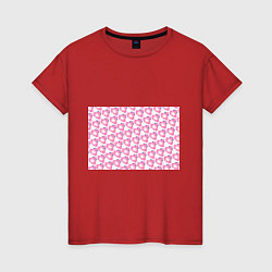 Женская футболка Сказочная розовая лягушка