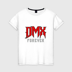 Футболка хлопковая женская DMX Forever, цвет: белый