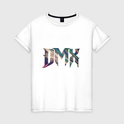 Футболка хлопковая женская DMX Color, цвет: белый