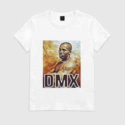 Футболка хлопковая женская DMX on Fire, цвет: белый