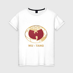 Футболка хлопковая женская Wu-Tang World, цвет: белый