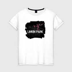 Футболка хлопковая женская Linkin Park LP 202122, цвет: белый