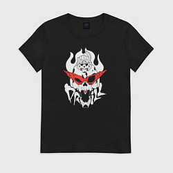 Футболка хлопковая женская Gurren Lagann Drill, цвет: черный